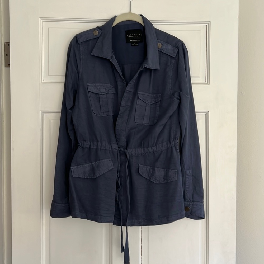 Sanctuary blue utility jacket